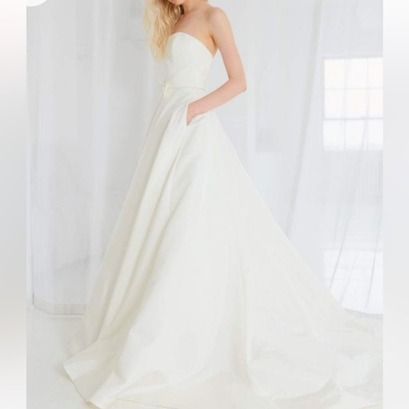 Amsale Reed Wedding Gown 10 - Picture 2 of 13